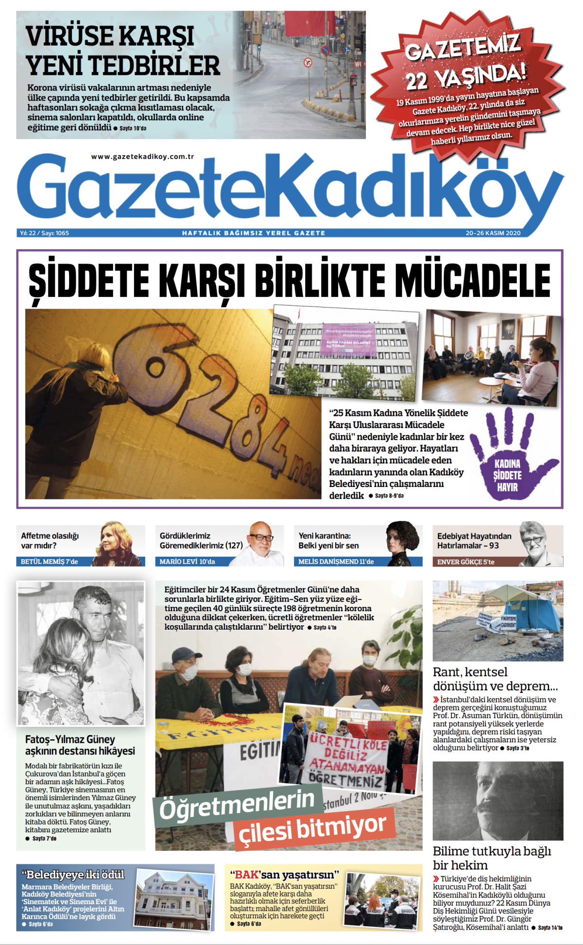 Gazete Kadıköy - 1065.Sayı
